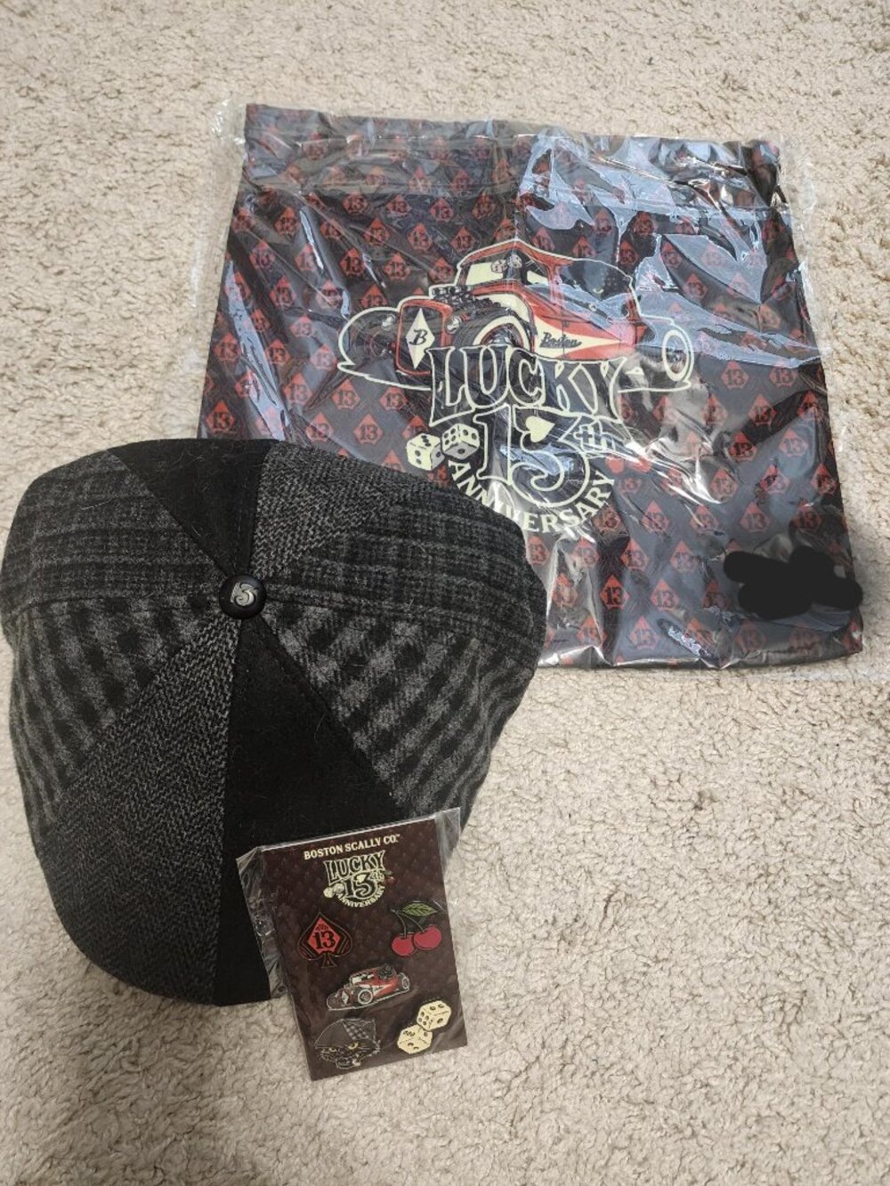 Boston Scally - The 13th Anniversary: The Lucky 13 - Tonal Patchwork - Size XL